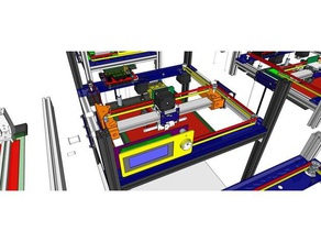 pandora jr dxs - diy 3d printer design concept printers corexy 3d print model - Mito3D