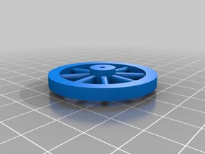 my customized spoked wheel 3 vehicles 3d print model - Mito3D