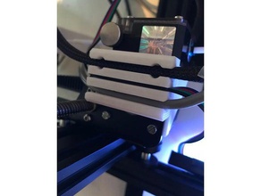 creality cr-10 guia de cabo titan extrusora remix Impressora 3d acessórios 3d print model - Mito3D