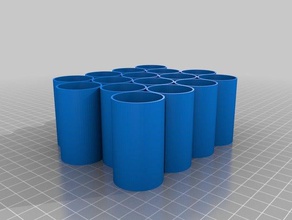 modular stackable paint rack dropper bottles art tools miniatures reaper vallejo 3d print model - Mito3D