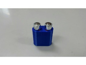 aa boîtier de la batterie porte-outils & boîtes pile support cas 3d print model - Mito3D