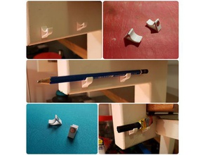 magnetic pen hook organization magnet pencil holder 3d print model - Mito3D