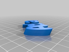 arda Schlüsselanhänger kundengebundene 3d print model - Mito3D