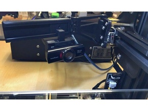 cr-10 z-axis camera mount creative usb webcam 3d printer accessories 3d print model - Mito3D