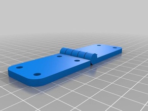 meine angepasste parametrische Scharnier Teile kundengebundene 3d print model - Mito3D