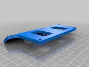 lcd mount - narrow base & increased height 3d printer accessories 3d print model - Mito3D