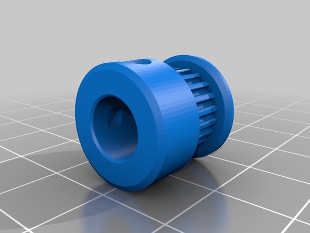 gt2 pulley 20t bore 8mm 3d printer accessories 20 teeth belt 3D print model - Mito3D