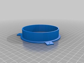 my customized rotating ajustable vent 95mm 3d printer accessories 3d print model - Mito3D