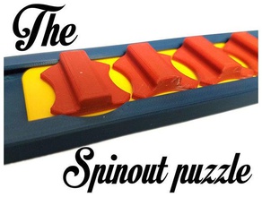 spinout puzzle puzzles 3d print model - Mito3D