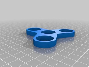 fidget spinner 3 legs toys & games children toy 3d print model - Mito3D