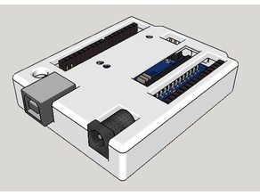 arduino uno cas remix de l'électronique 3d print model - Mito3D