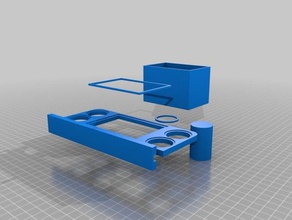 silgi marker tutucu sanat araçları işaretleyici 3d print model - Mito3D