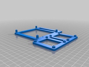 mainboard two mosfet holder anet a8 3d printer parts mount 3d print model - Mito3D