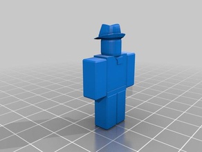 my roblox charater sculptures robloxian 3d print model - Mito3D