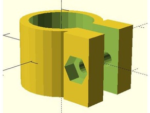 parametrische clamp anpassbar diy kundengebundene 3d print model - Mito3D