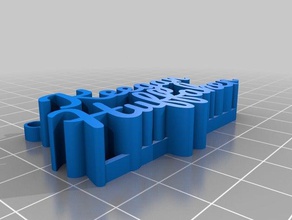 keegan decor customized 3d print model - Mito3D