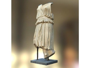 artemis scans & replicas 3d print printing scan scanning cultural heritage god goddess greek hunting marble mythology roman sculpture statue woman 3d print model - Mito3D