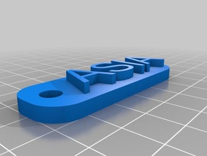 ásia sinais e logotipos personalizado 3d print model - Mito3D