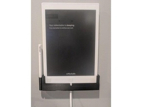 remarkable wall mount tablet 3d print model - Mito3D