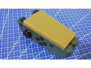 single hand joy-con adapter right toy & game accessories accessibility breath wild joycon grip nintendo switch 3d print model - Mito3D