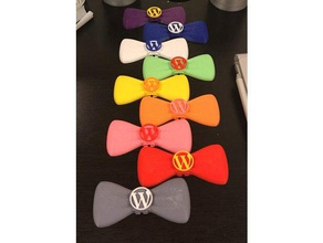 wp bow tie accessoires 3d print model - Mito3D
