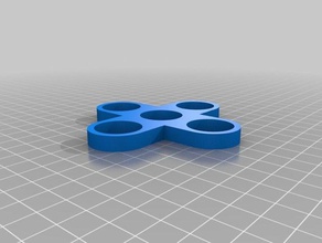 fidget spinner 4 patas juegos y juguetes los rodamientos fidgetspinner juguete de cuatro rodamiento 3d print model - Mito3D