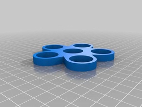 fidget spinner 5 legs toys & games children safe toy 3d print model - Mito3D