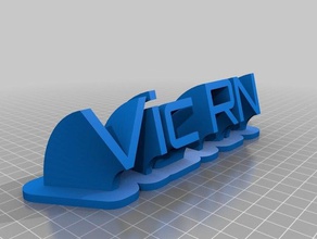 vic rn office customized 3d print model - Mito3D