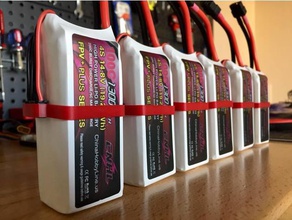 lipo balance correa 4s la electrónica de plomo batería ninjaflex el protector 3d print model - Mito3D