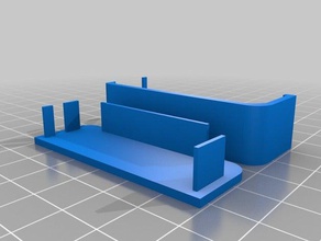 hackdock yerleştirme özelleştirilmiş defterim bilgisayar 3d print model - Mito3D