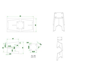 sandalye 3d baskı 3d print model - Mito3D