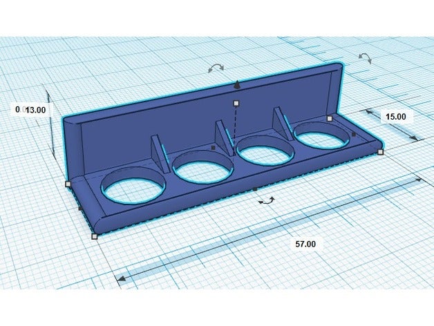 dry-erase marker holder x4 organization dry erase accessories 3D print model - Mito3D