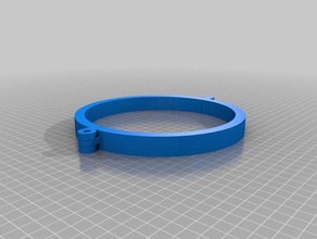 80mm clamp - 18mm tools customized 3d print model - Mito3D