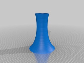 narrow neck vase household flower pot planter plant pots 3d print model - Mito3D