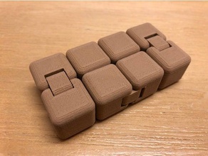 un altro ancora fidget infinito cubo giocattoli meccanici fidgett giocattolo cerniera comune meccanica 3d print model - Mito3D