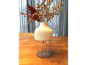 vase jam jar decor 3d print model - Mito3D
