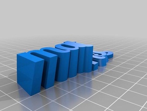 mathis 6c derory Schlüsselanhänger kundengebundene 3d print model - Mito3D