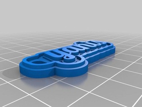 benzaria yanis 6c keychains customized 3d print model - Mito3D