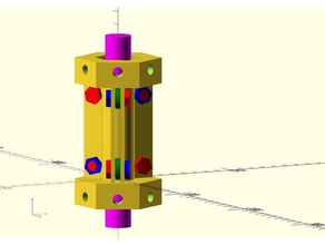 Lagerbock parametric Teile 3d print model - Mito3D