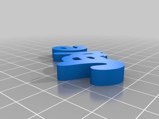jade Schlüsselanhänger kundengebundene 3D print model - Mito3D