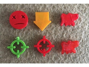 infinidad de estado fichas juguetes y accesorios juego 3d print model - Mito3D
