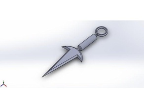 kunai minato hiraishin giocattolo & accessori di gioco anime coltello naruto shippuden ninjaflex 3d print model - Mito3D