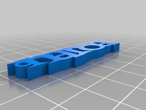 nara llavero Anahtarlık özelleştirilmiş 3d print model - Mito3D