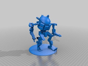 titanfall captador de batalla listo La impresión en 3d 3d print model - Mito3D