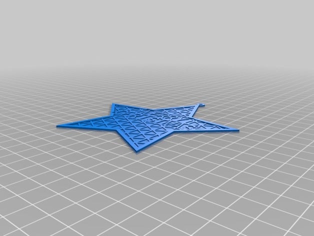 holiday star remix art 3D print model - Mito3D