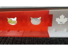 balcon jupon - animaux de compagnie la solution blocage les cat animal sécurité 3d print model - Mito3D