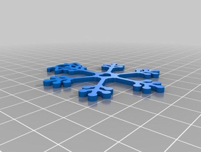 holiday 2017 snowflake heart inside 3d printing ornament 3d print model - Mito3D