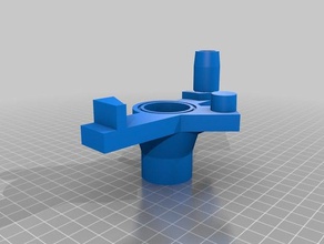 stepcraft cnc Auspuff-adapter Werkzeugmaschinen 3d print model - Mito3D
