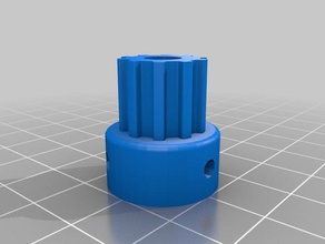 meu personalizados paramétrico polia - 10t Impressora 3d de peças personalizado 3d print model - Mito3D