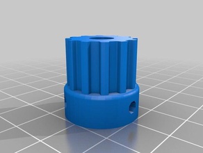 meu personalizados paramétrico polia - 12t Impressora 3d de peças personalizado 3d print model - Mito3D